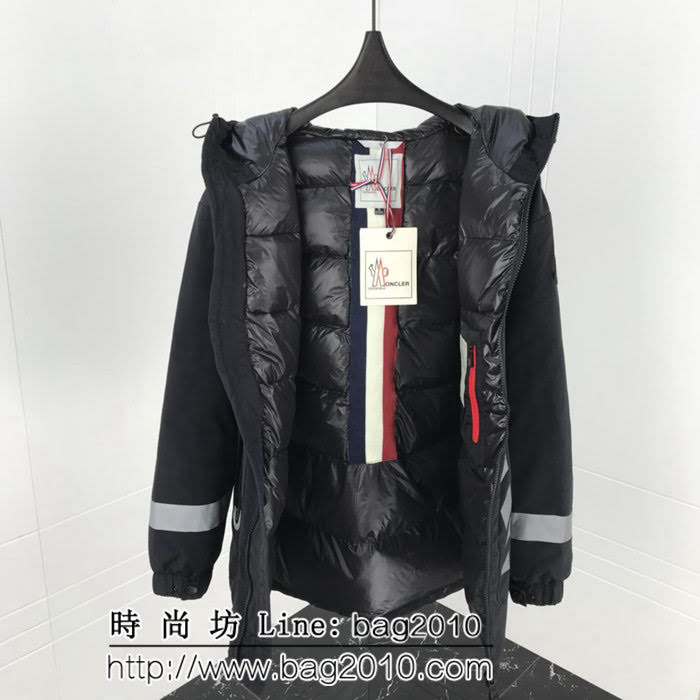 Moncler X OFF 18秋冬新款羽絨服 定制3M反光剪頭 雙層覆蓋設計 高版本情侶款 ydi2557